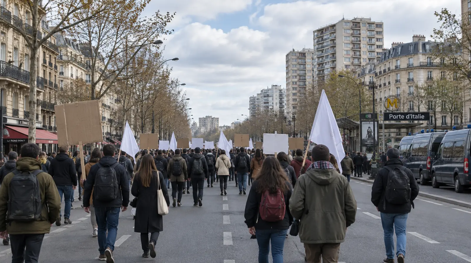 70 000 poliser sätts in när nya protester hålls i Frankrike
