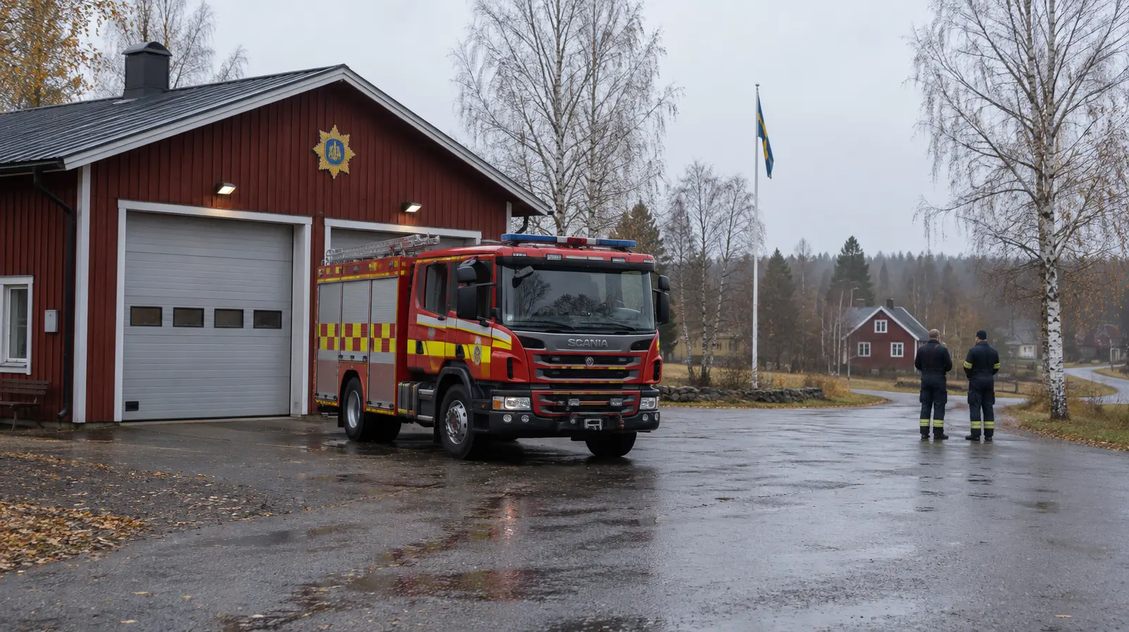 Brandmän får kamratstöd efter garagebranden i Fristad: sju barn skadades