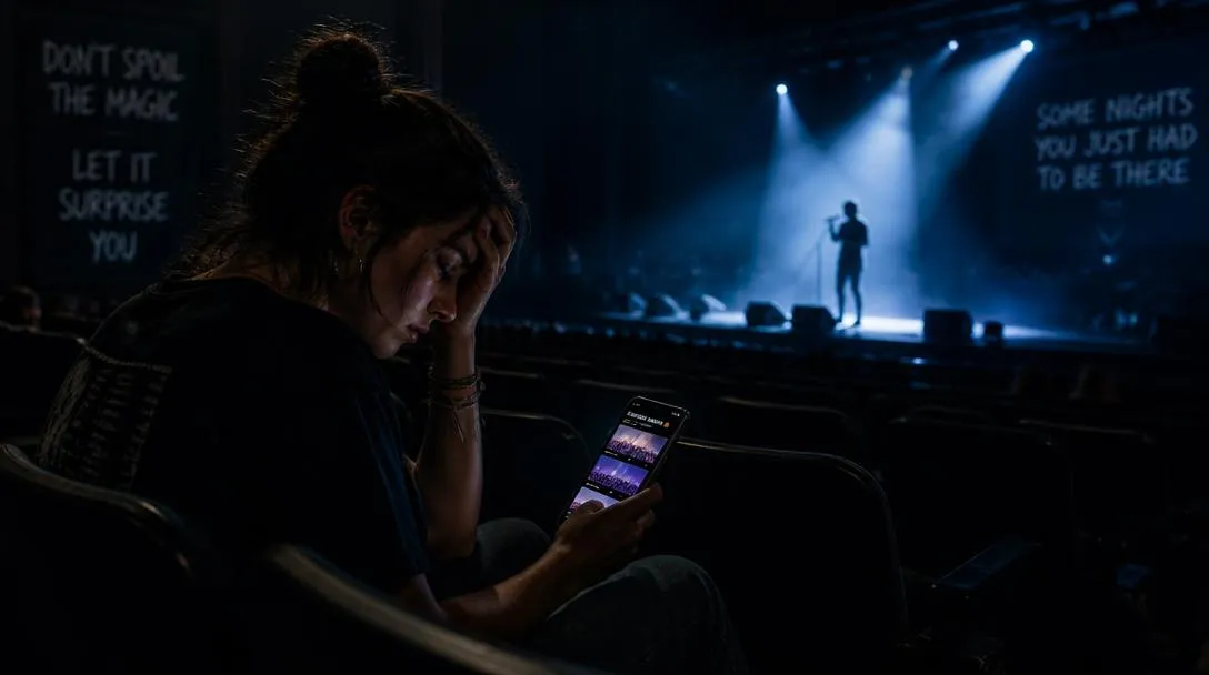Fans kräver "spoilervarning" för konsertklipp på sociala medier