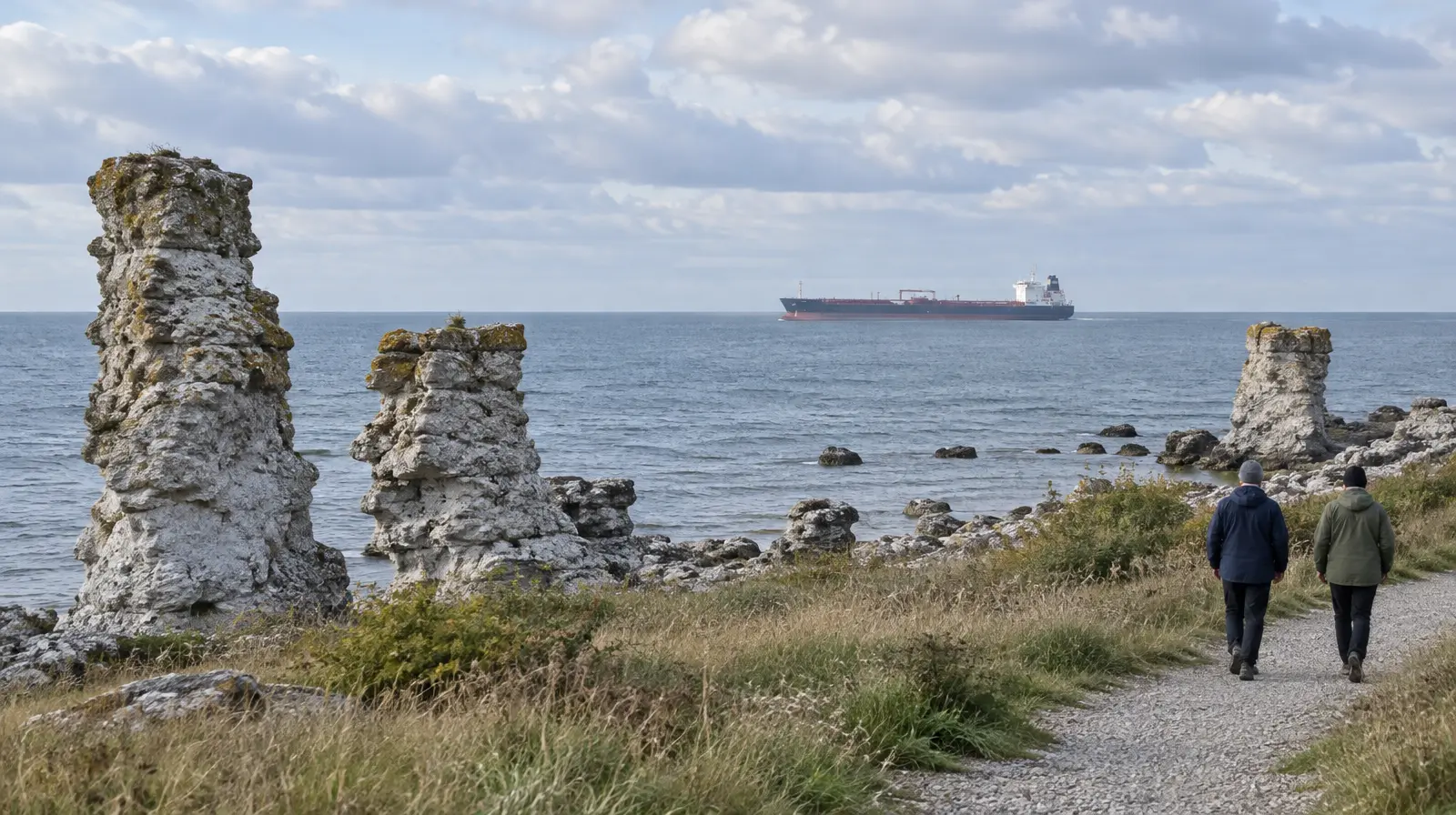 Fartyg med 40 000 ton rysk diesel passerar Gotland på väg till USA
