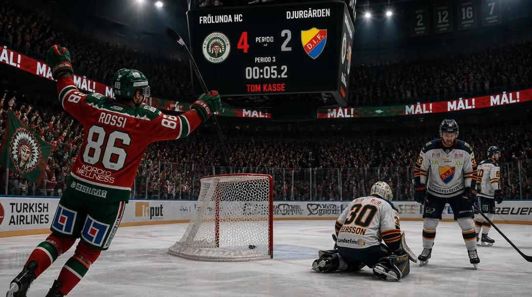 Frölunda fortsatt obesegrade i SHL efter 4–2 mot Djurgården