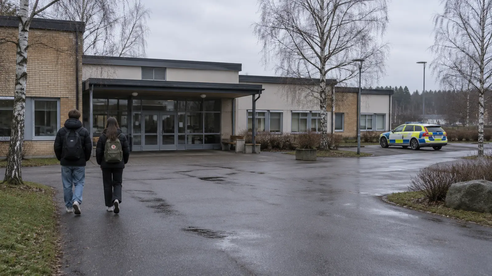 Gymnasieskola i Falköping stängd efter rykten om hot