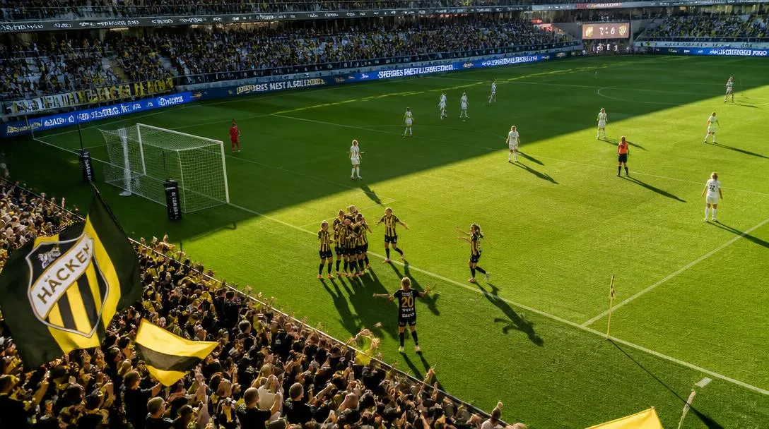 Häcken krossar Uppsala med 9–0 och ökar ledningen i damallsvenskan