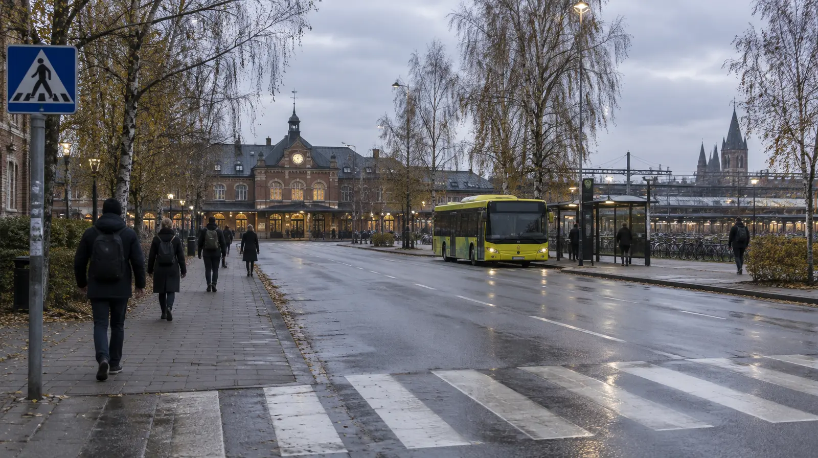 Kvinna i 80-årsåldern livshotande skadad efter påkörning av buss i Lund
