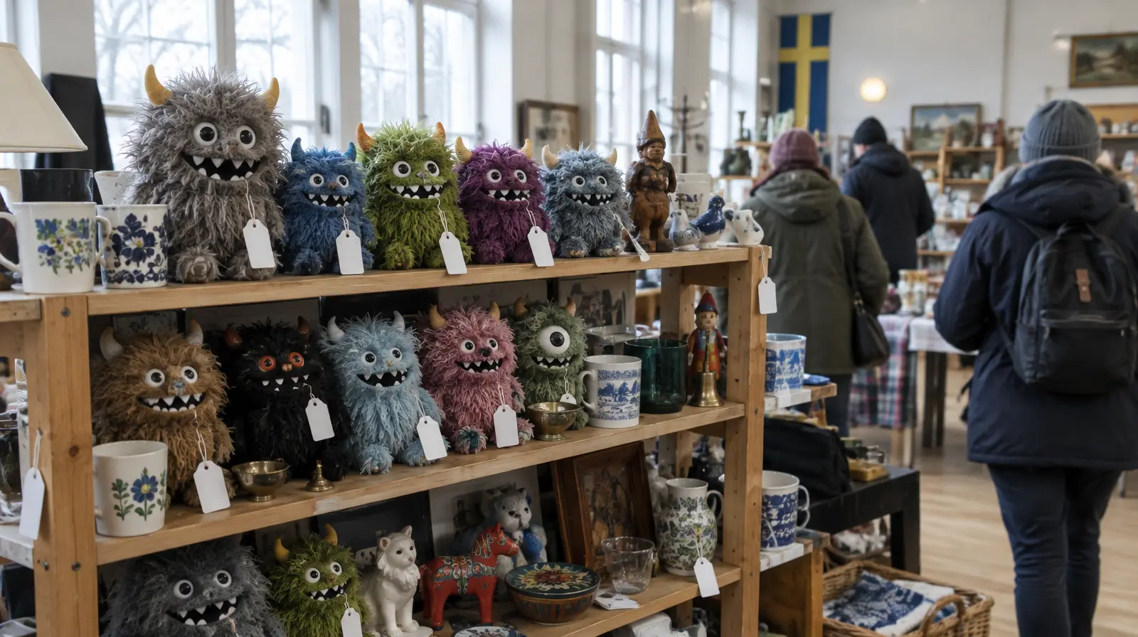 Labubu-försäljningen på Tradera har rasat med 93 procent på ett år