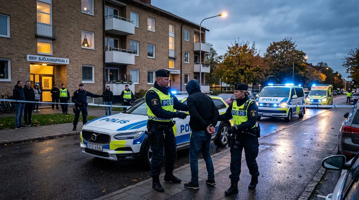 Man gripen med pistol efter skjutning i Malmö