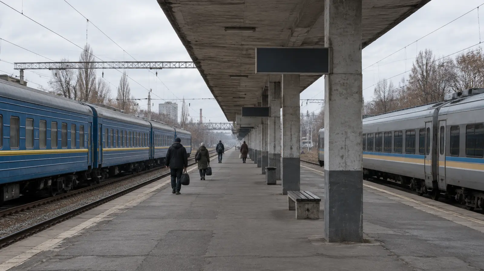 Minst 14 döda i rysk drönarattack mot tågstation i Dnipro