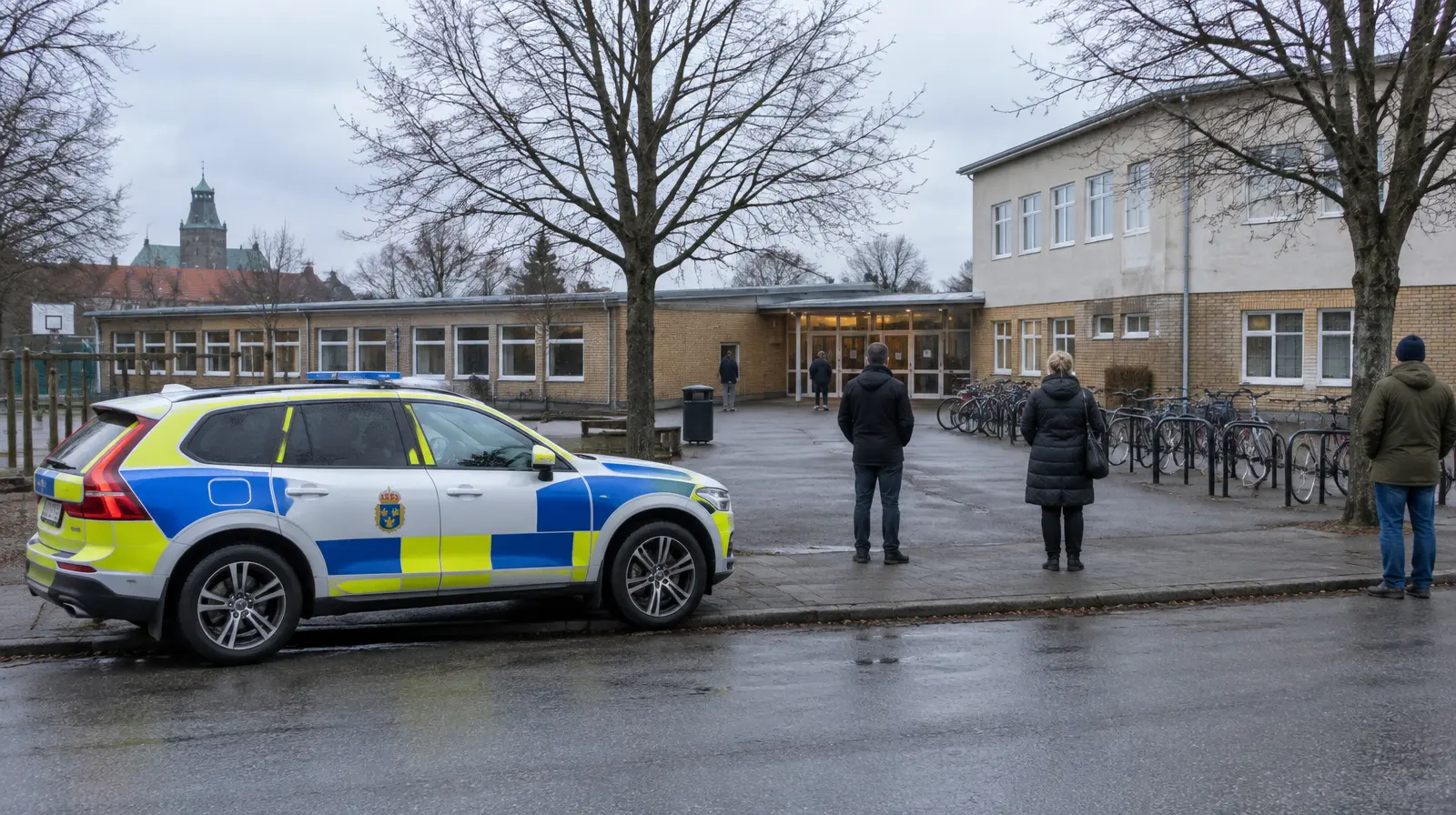 Pojke omhändertagen med kniv utanför skola i Landskrona