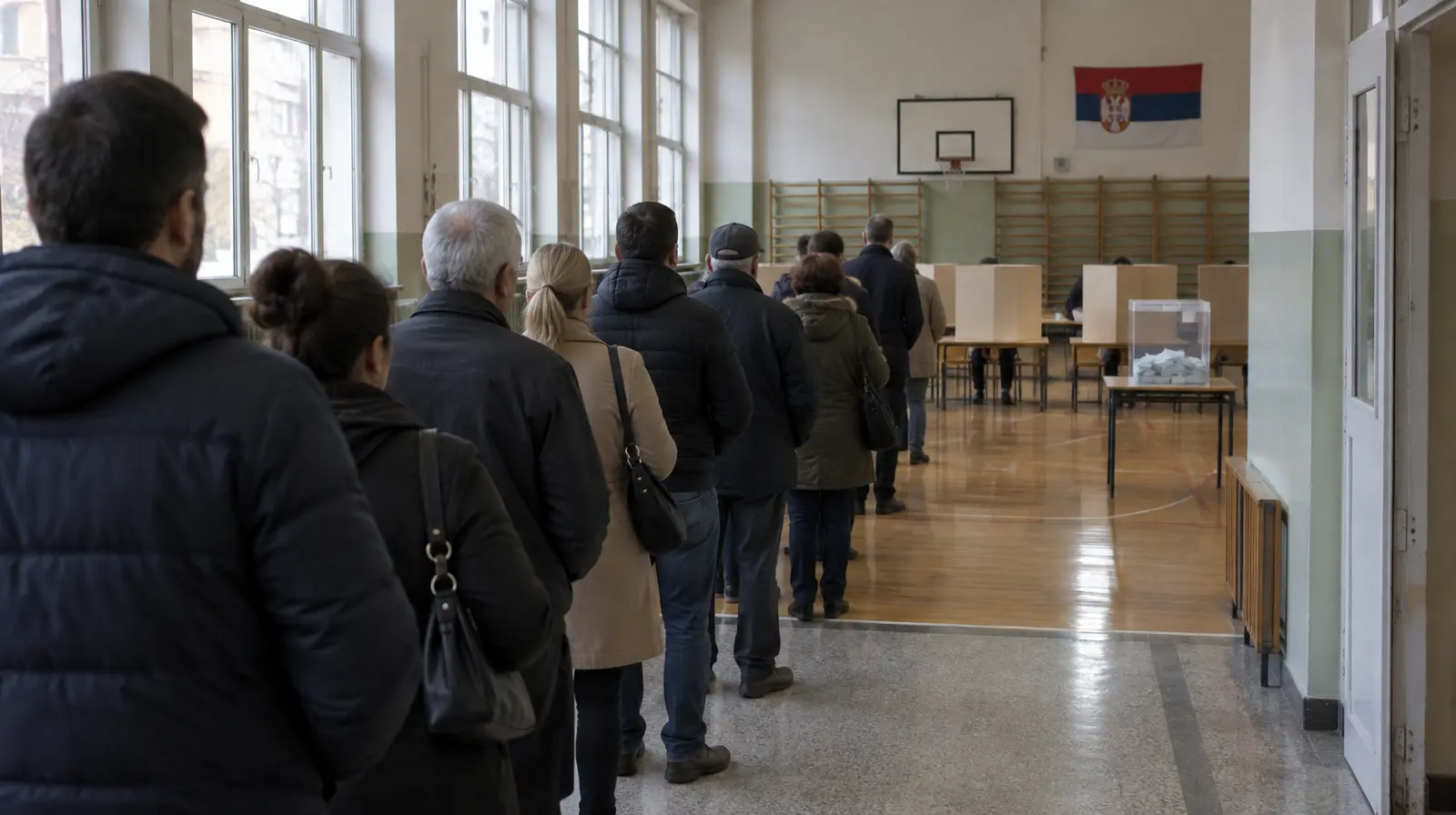 Rekordhögt valdeltagande i Serbien, 64,9 procent har röstat