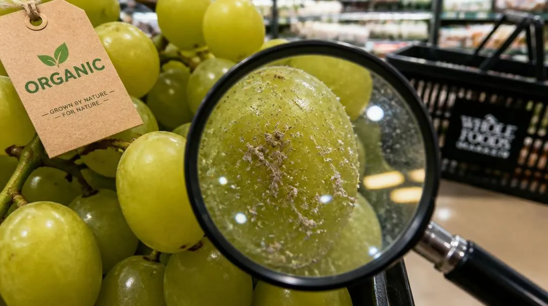 Rester av bekämpningsmedel hittades i alla testade vindruvor, även ekologiska