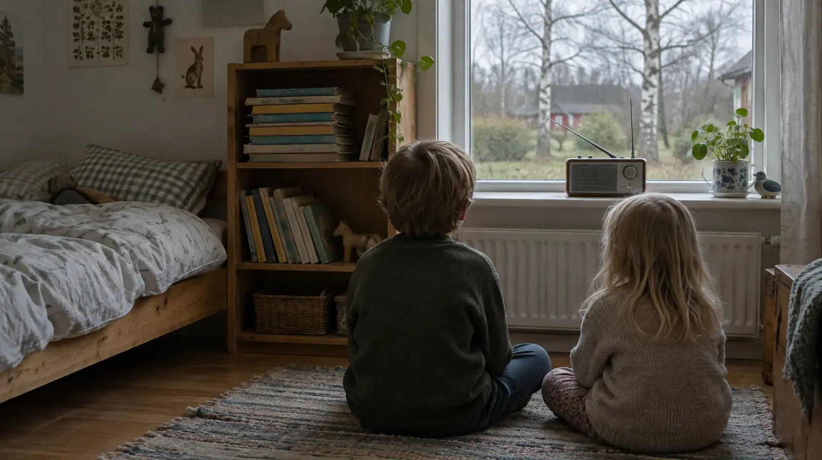 Siw Malmkvist och Niklas Strömstedt läser sagor i Barnradion under höstlovet