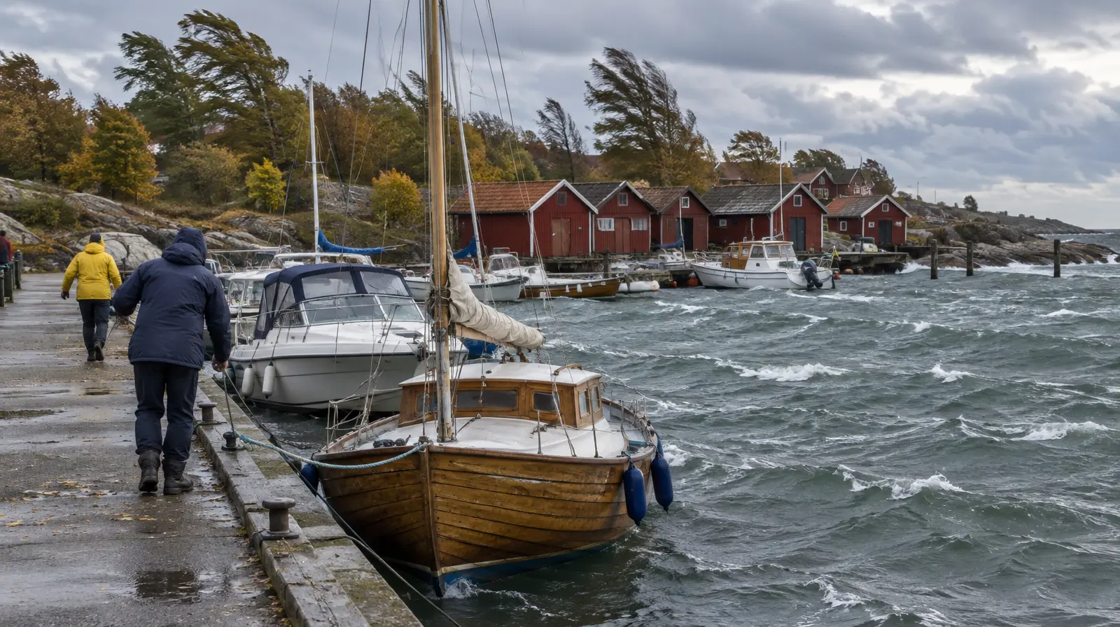 SMHI utfärdar gul varning för stormen Boelo på söndag