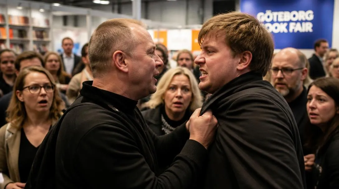 Stefan Holm polisanmäld efter strypgrepp på poddprofil vid Bokmässan