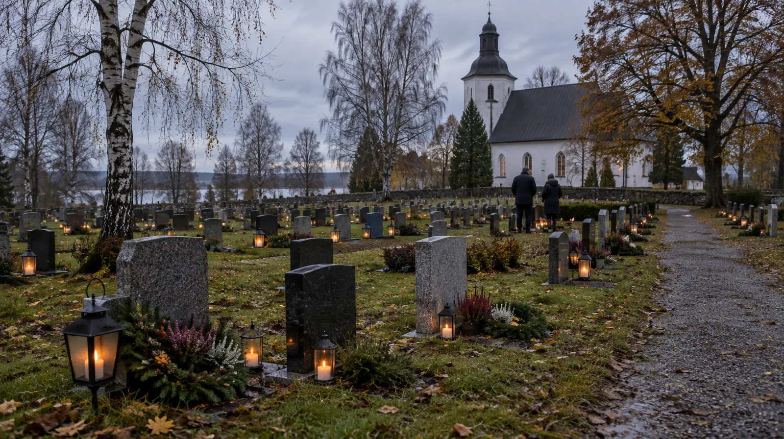 Svenska kyrkan: För många ljus och dekorationer på kyrkogårdarna