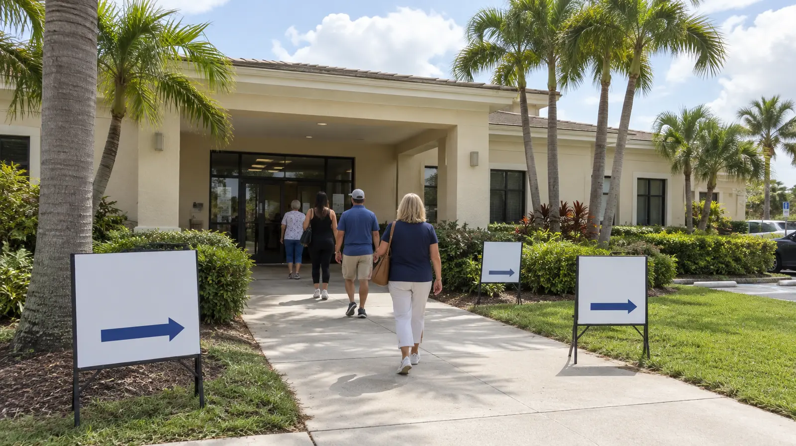 Trump har röstat i mellanårsvalet i Florida