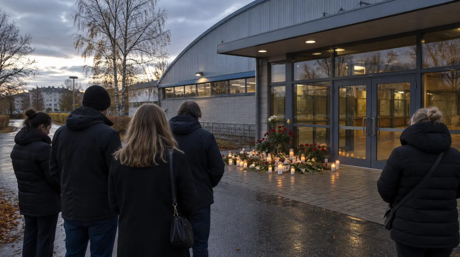 Tyst minut för 24-åriga Saba Abraham som sköts ihjäl i Älvsjö