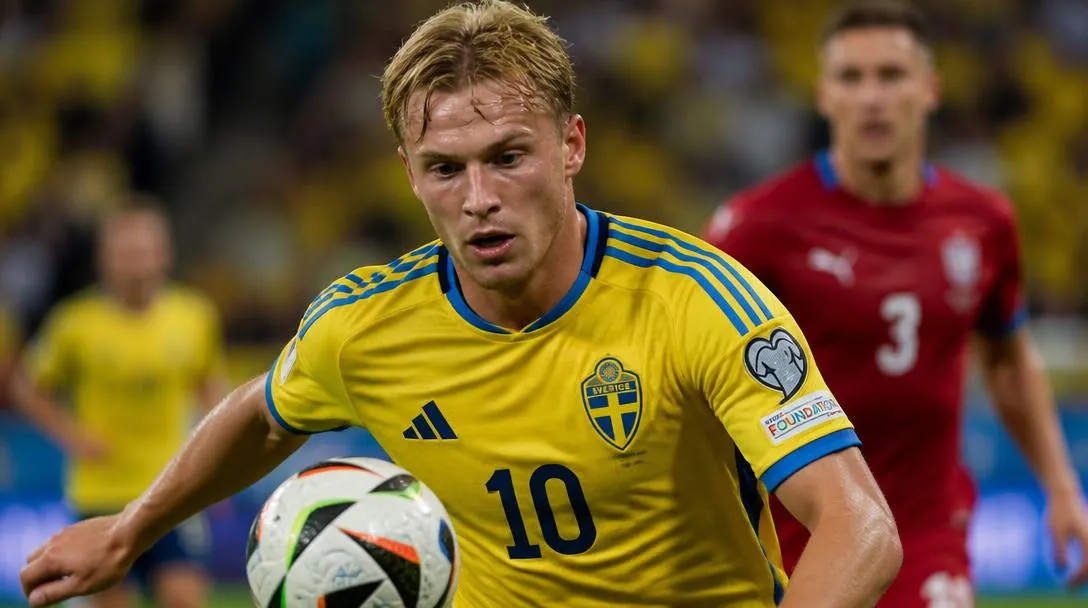 Viktor Gyökeres bäste spelare mot Bosnien trots att Sverige bara tog en poäng