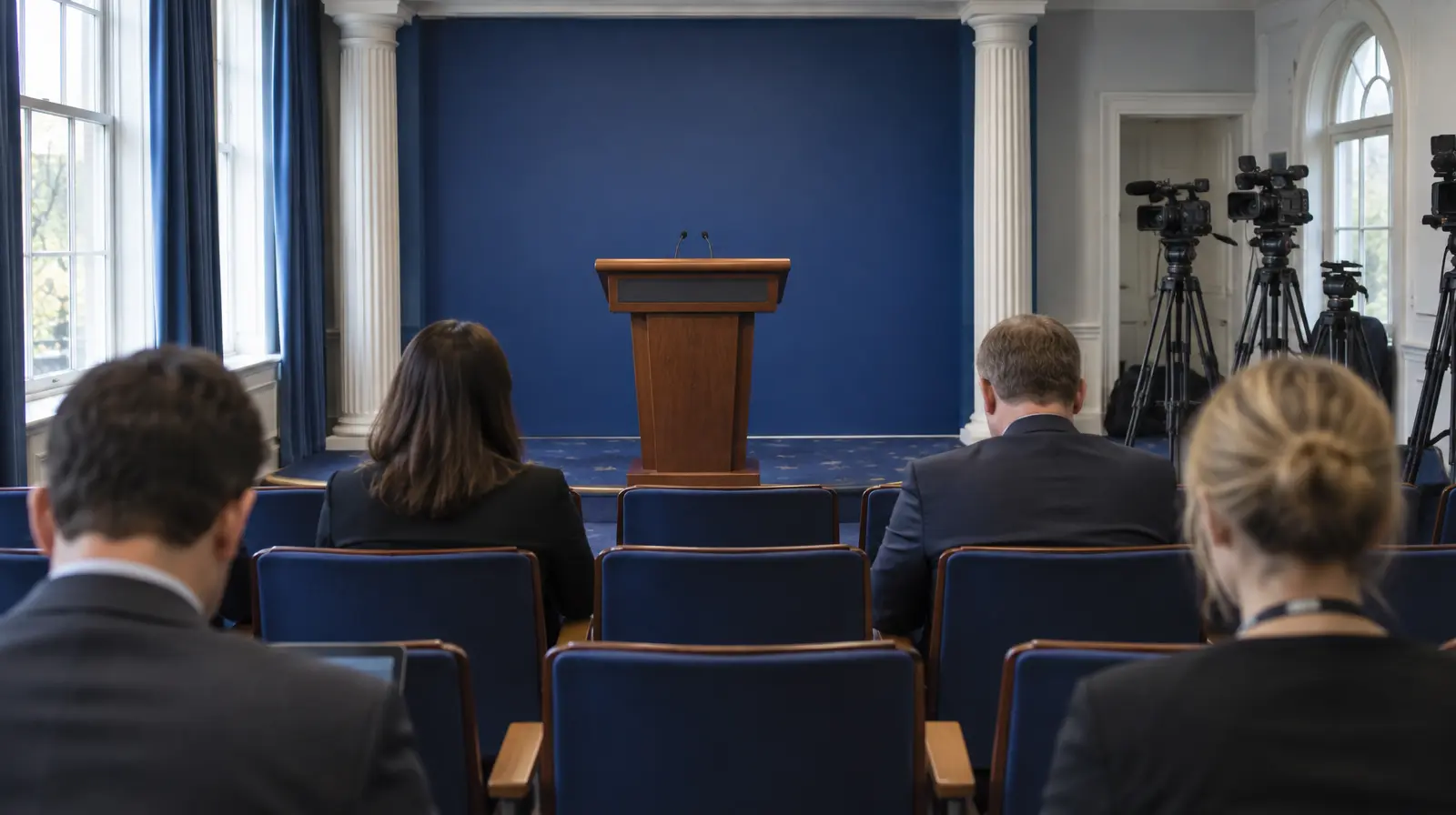 Vita husets nya pressekreterare Katie Zacharia fick sparken efter fem dagar