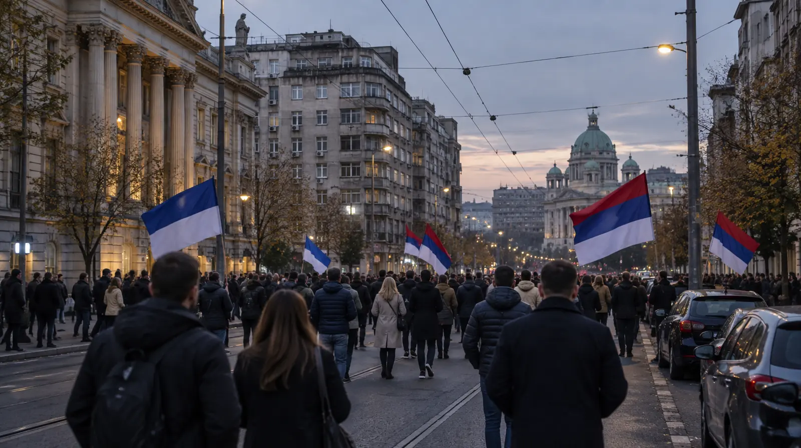 Vucic erkänner valförlust: Studentlistan får 135–140 av 250 mandat
